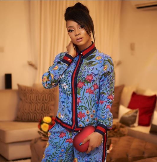 Toke Makinwa rocks N1.1 million Gucci Flora print pajama (Photos)