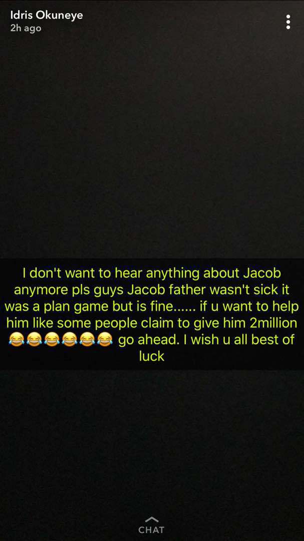 Bobrisky fired Jacob after MC Galaxy promised to give Jacob N2 million.