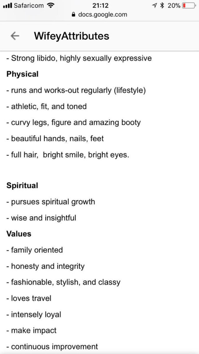 Ehn?!...See The List Of Attributes This Man Says His Wife Must Possess Ehn?!...See The List Of Attributes This Man Says His Wife Must Possess