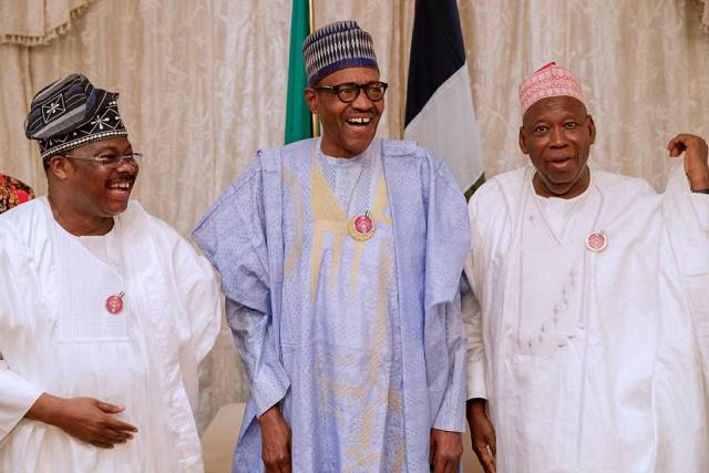 Photos And Video From Buhari's Surprise Birthday Get Together