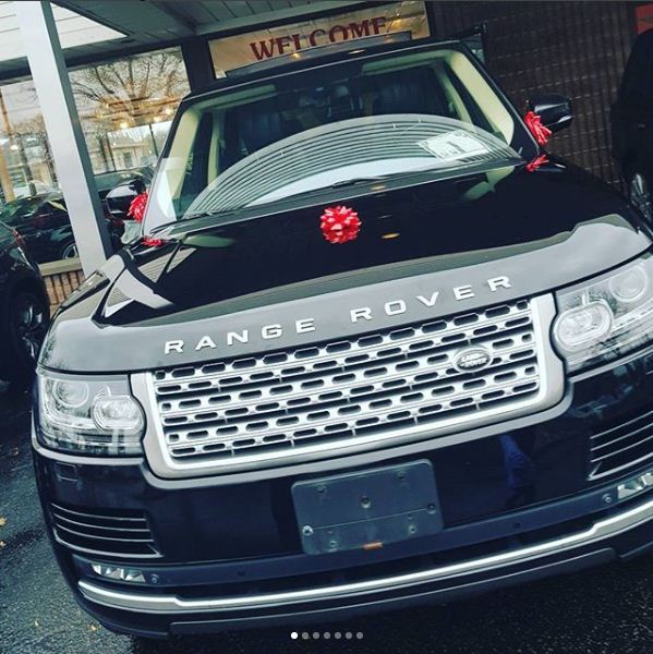 Photos: Footballer, Uche Kalu buys his wife a brand new 2016 Range Rover autobiography