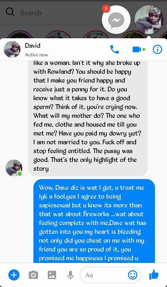 Lady calls out boyfriend she gives money, for cheating on her with her bestfriend