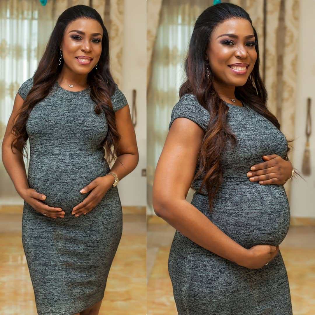 7 overly stunning pregnancy photos of celebrity blogger and media mogul, Linda Ikeji