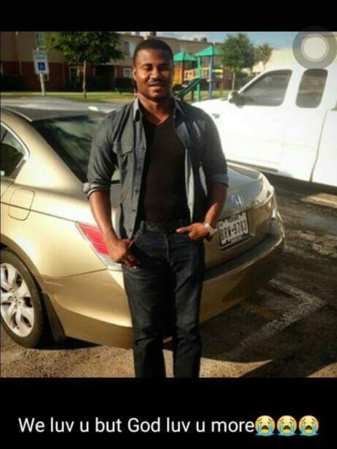 Photos of the Nigerian man stabbed to death in the US by his girlfriend's baby daddy