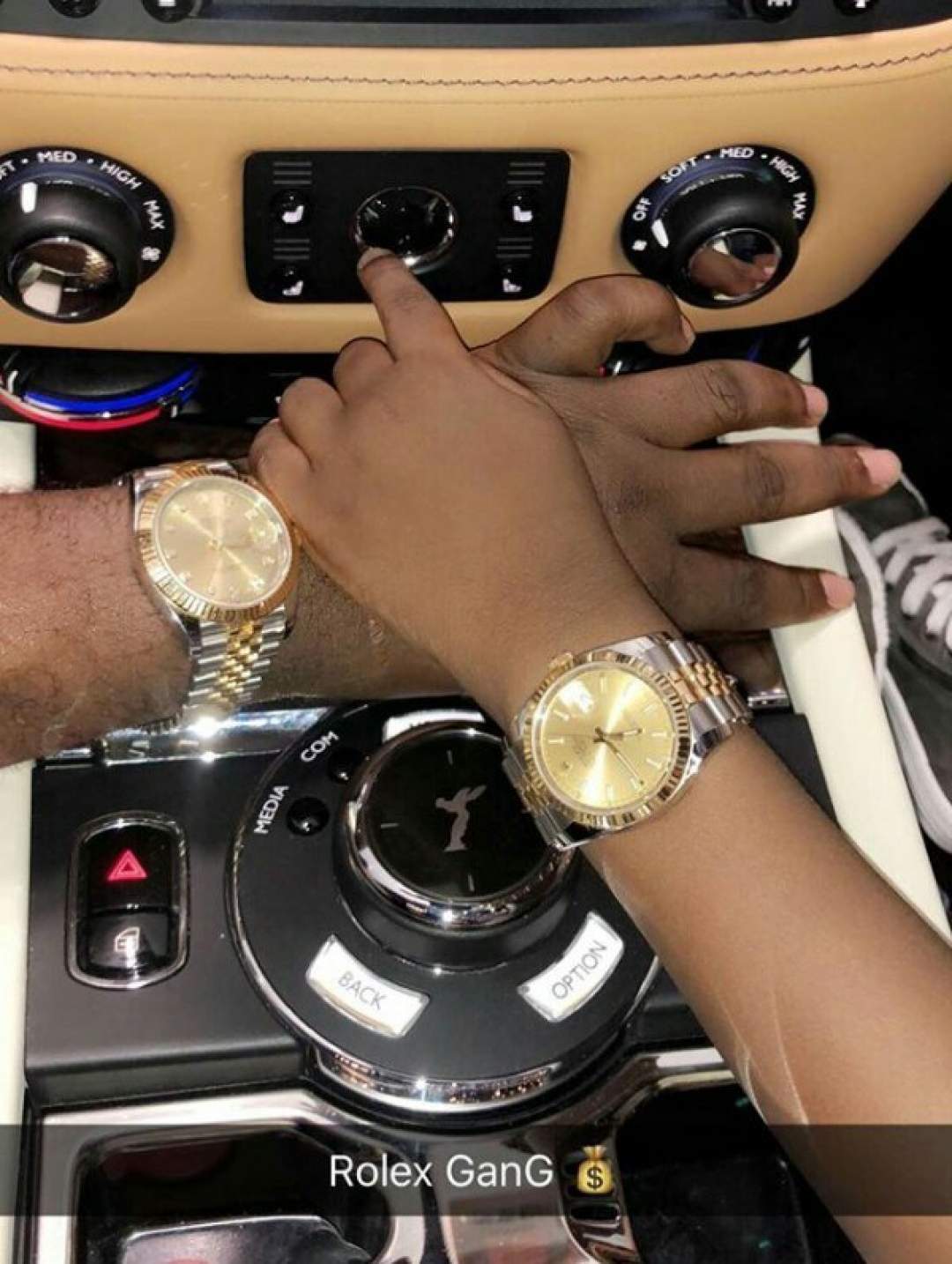 Mompha buys brand new Rolex wristwatch for his 6-year-old son (photos)