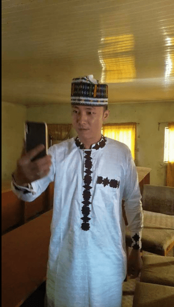 Chinese Man accepts Islam to marry a Muslim Nigerian girl