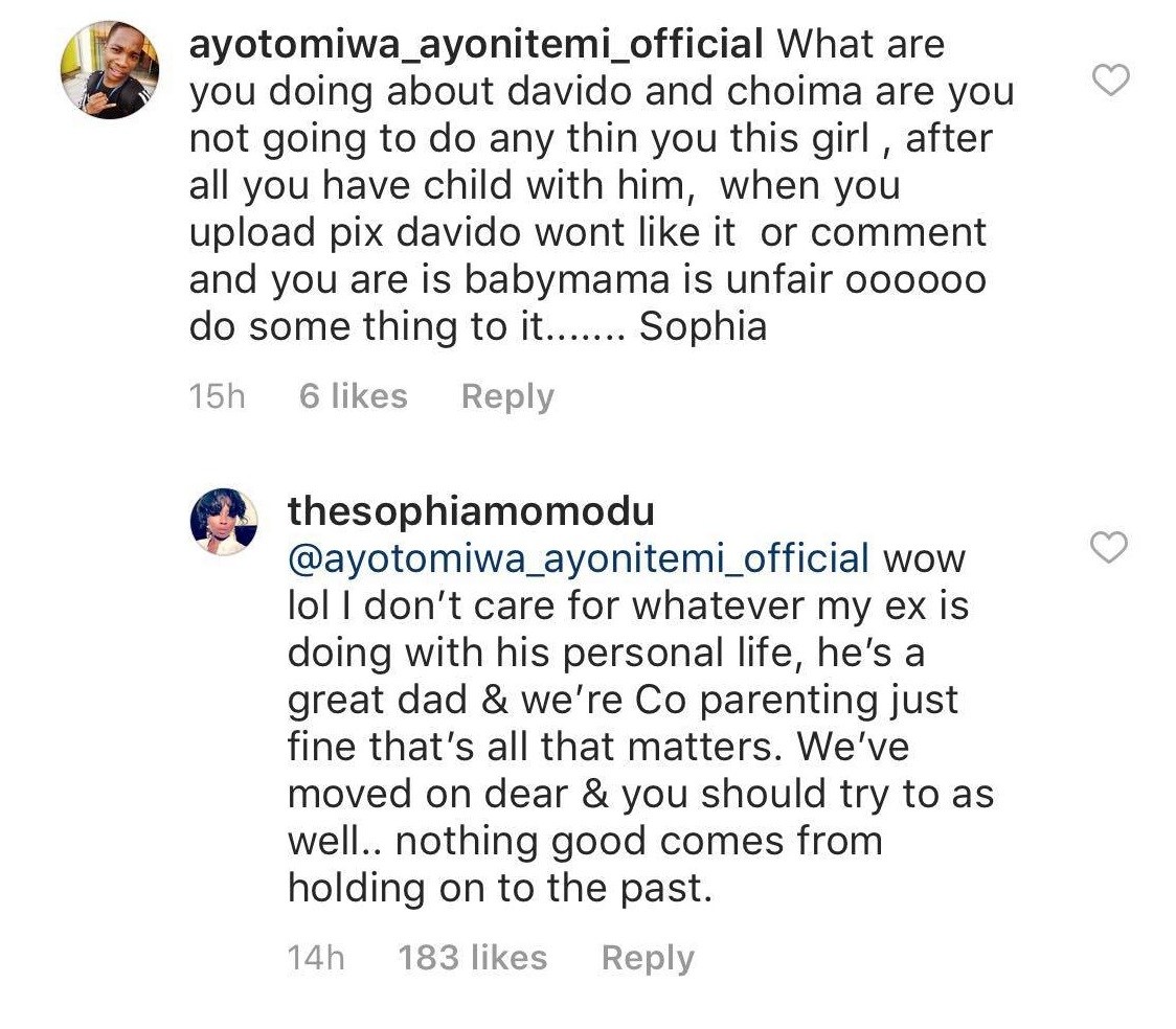 Davido is my ex, I don't care about his personal life - Babymama, Sophia