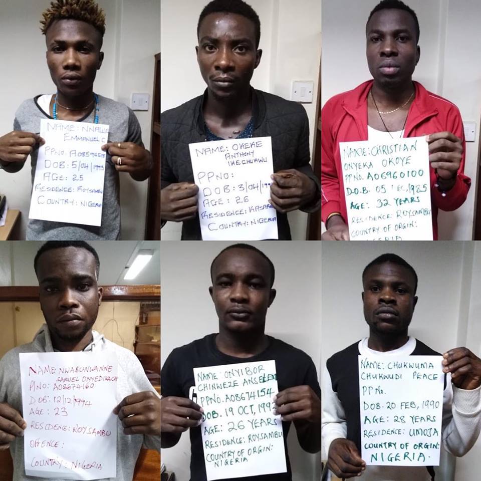 19 Nigerians arrested for fraud in Kenya