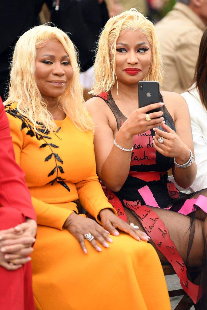 Nicki Minaj & mother, Carol twinning for Oscar De La Renta Show at NYFW 2018 (Photos)