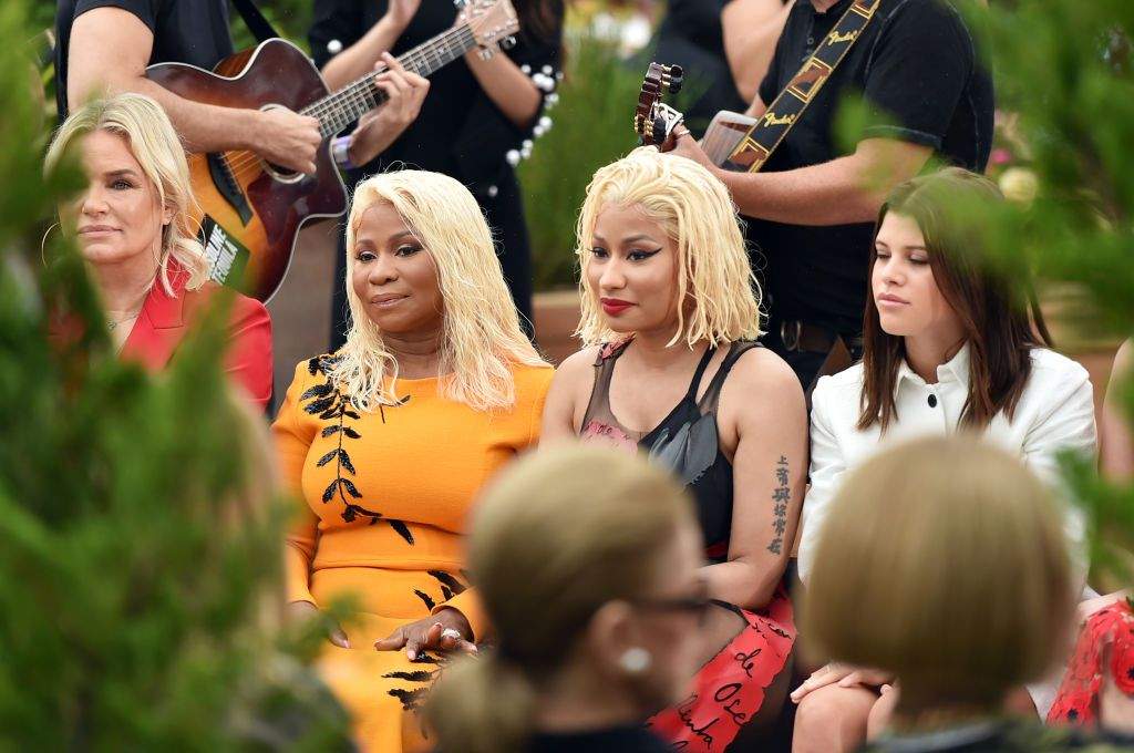 Nicki Minaj & mother, Carol twinning for Oscar De La Renta Show at NYFW 2018 (Photos)