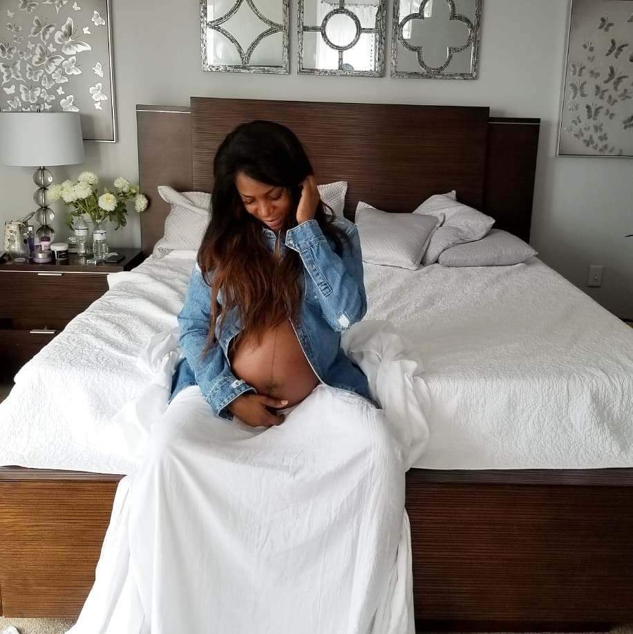 Linda Ikeji shows off nvde baby bump (photos)