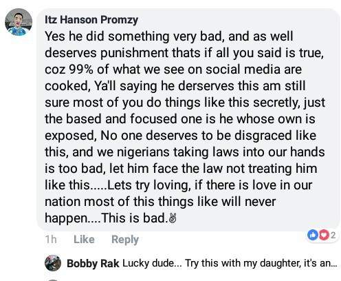 No one deserves to be disgraced like this - Man Speaks Against The flogging Of Married Man Who Raped A 9-Year-Old Girl In Bayelsa