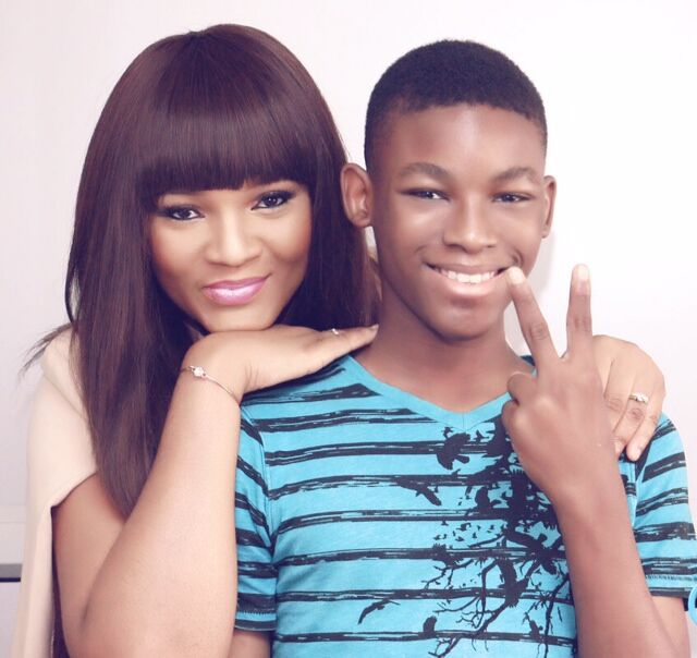 'My mum was a Muslim before she converted to a Christian' - Omotola's son talks about his mum in new interview