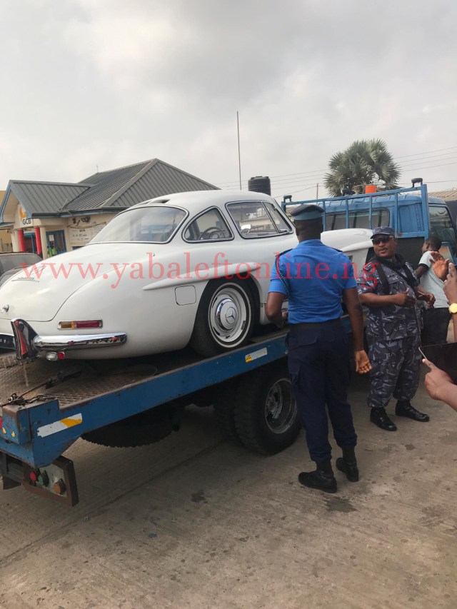 Ghana customs intercept two $1.8m car being smuggled into the country (photos)