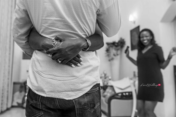 Nigerian guy proposes to his girlfriend of 15 years (photos)