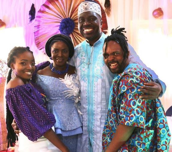 More photos from the wedding of Simi's 60-year-old mum