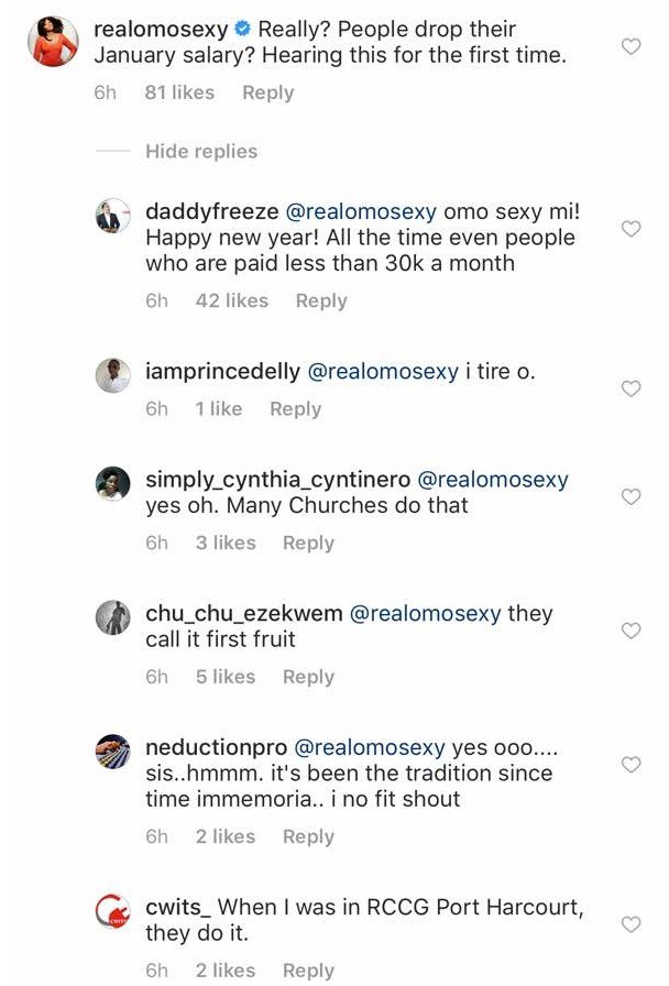 'Giving all your January salary to pastor as first fruit is fraudulent, foolish & sinful' - Freeze, Omotola Jalade reacts