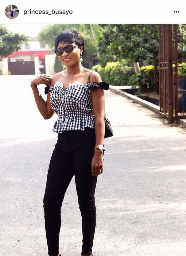 Nigerian Lady shows off a classic top she bought for 50 naira