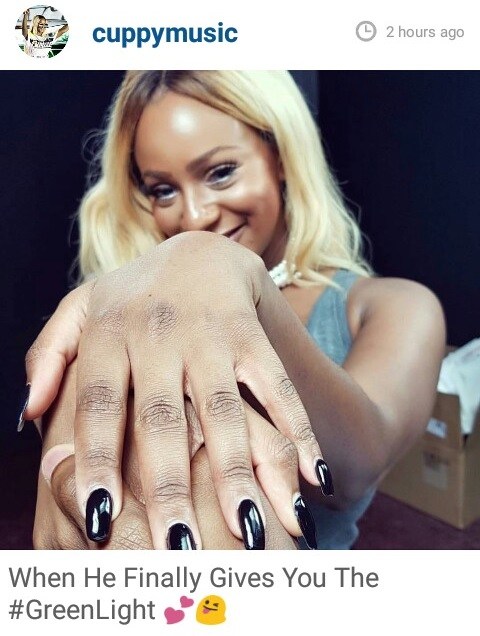 DJ Cuppy reacts to Anichebe's move to introduce his new girlfriend to his family?