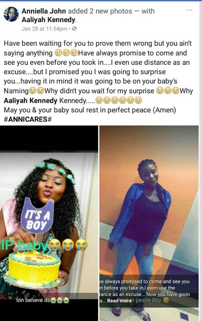 Beautiful Nigerian Student, Aaliyah Kennedy Dies During Childbirth (Photos)