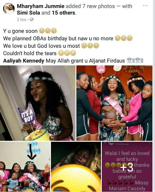 Beautiful Nigerian Student, Aaliyah Kennedy Dies During Childbirth (Photos)