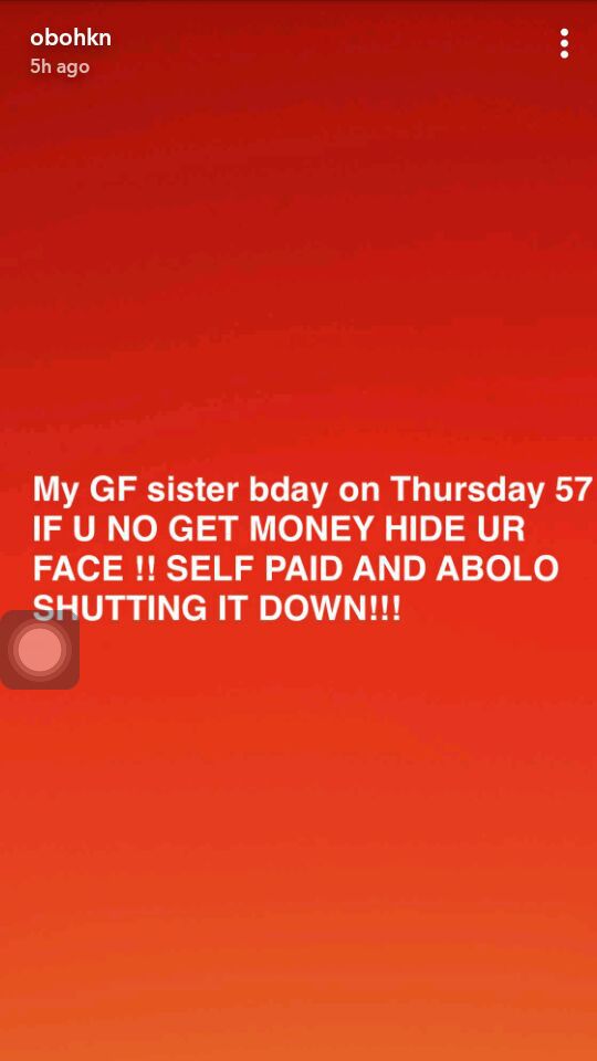 'If u no get money hide ur face' - Davido says as he continues to splash cash on his mystery girlfriend Chioma