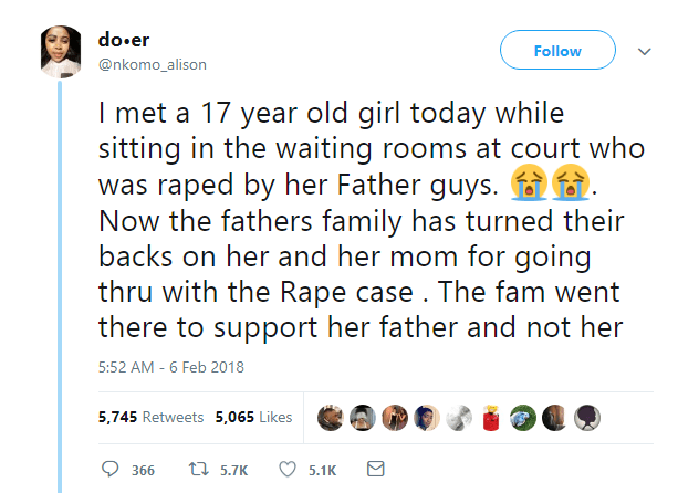 "I want to know if it tastes like your mum's" - Father forcefully slept with his daughter In South Africa "I want to know if it tastes like your mum's" - Father forcefully slept with his daughter In South Africa