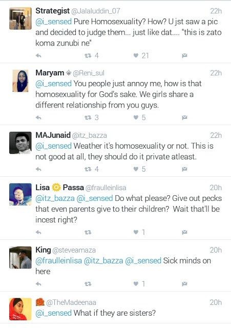 Kissing another lady on the cheek is pure homosexuality - Nigerian Muslim man