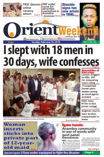 "I slept with 18 men in 30 days" - 42yr old wife confesses at a shrine in Delta state