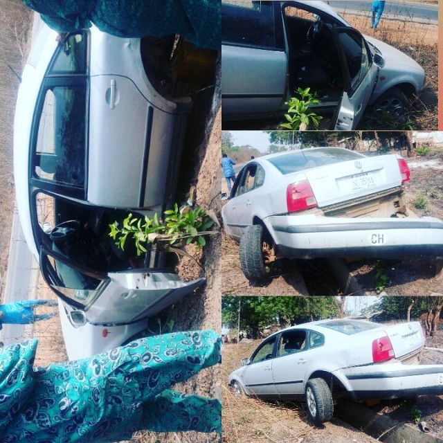 Actress, Joke Muyiwa, Her Son And Daughter-in-law Survive Ghastly Motor Accident. (Photos)