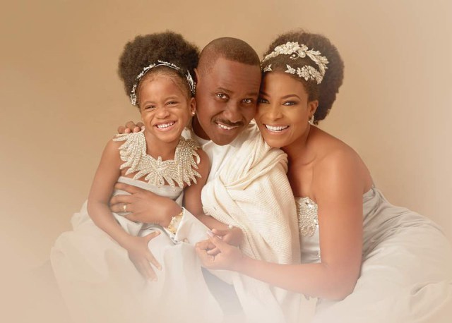 Ex-Beauty Queen, Ibidun Ighodalo And Her Hubby, Ituah Celebrate 11th Wedding Anniversary.