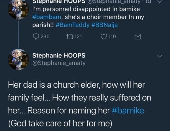 BBNaija: BamBam's Church Member Reacts To Her Toilet Sex With Teddy A.