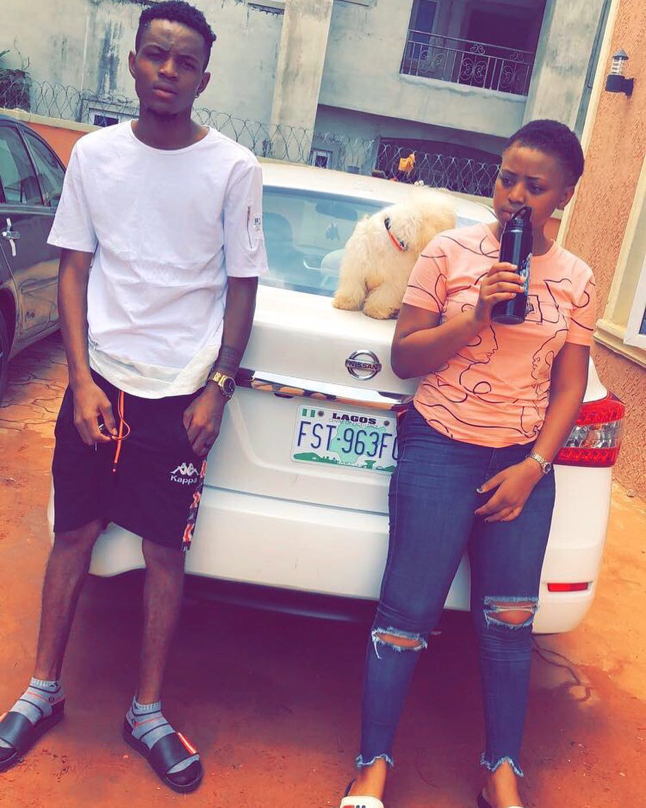 Teenage Actress, Regina Daniels shows off the man in her life (Photos)