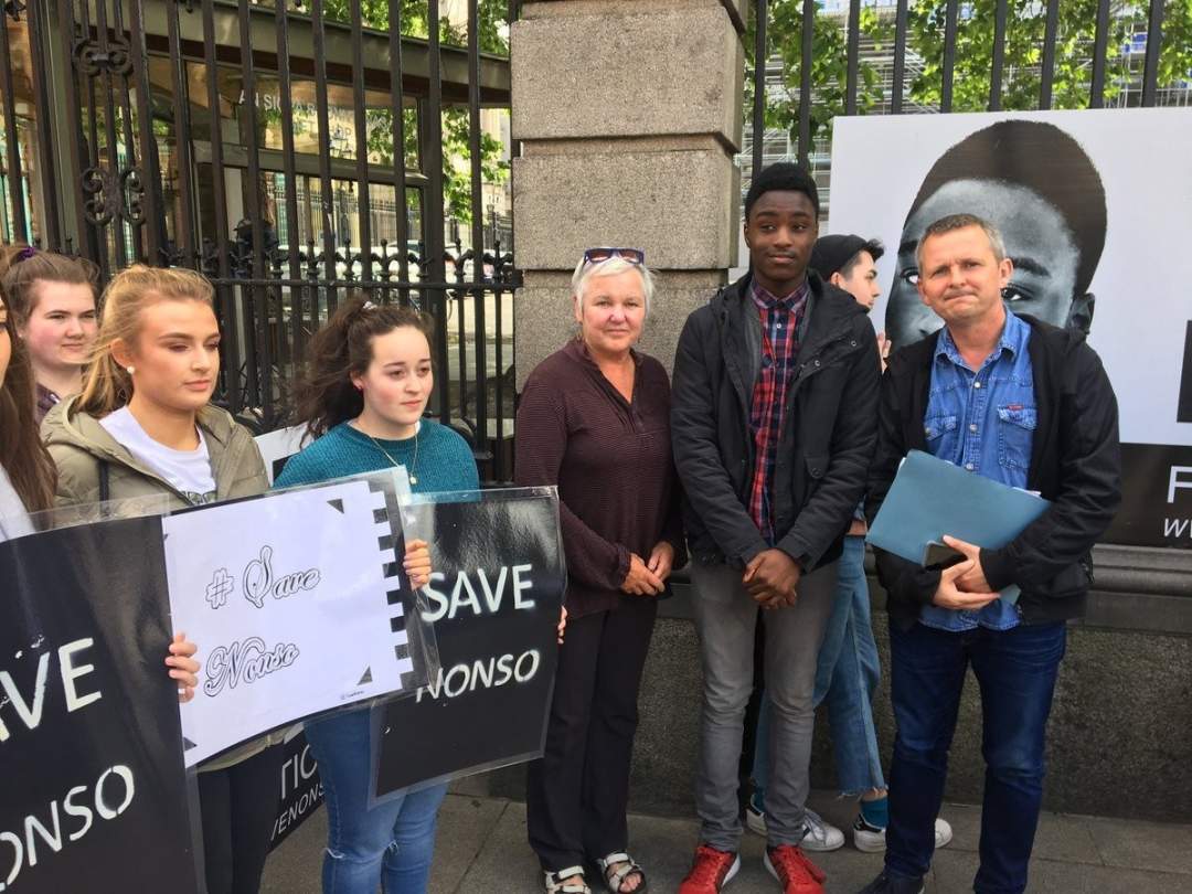 More photos of the protest that stopped the Nigerian Boy from getting deported from Ireland