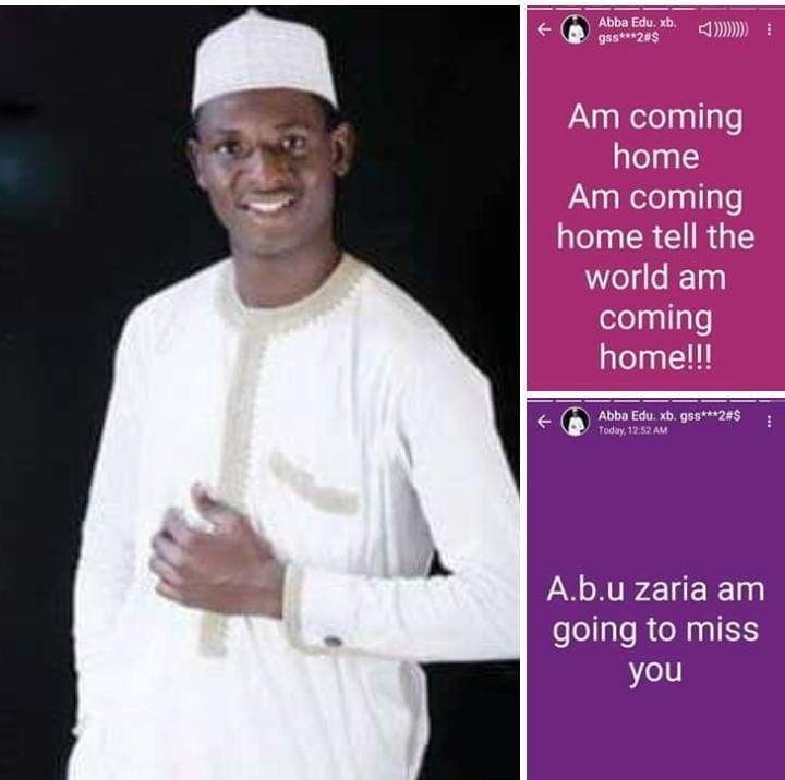 'I'm coming home' - Fresh graduate of ABU writes before dying in accident on his way home