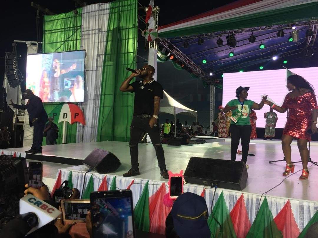 Davido performs at PDP convention in Port Harcourt