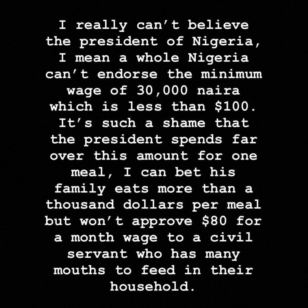 'Buhari's family eats more than a thousand dollars per meal but he can't approve N30k minimum wage for civil servants' - Hushpuppi