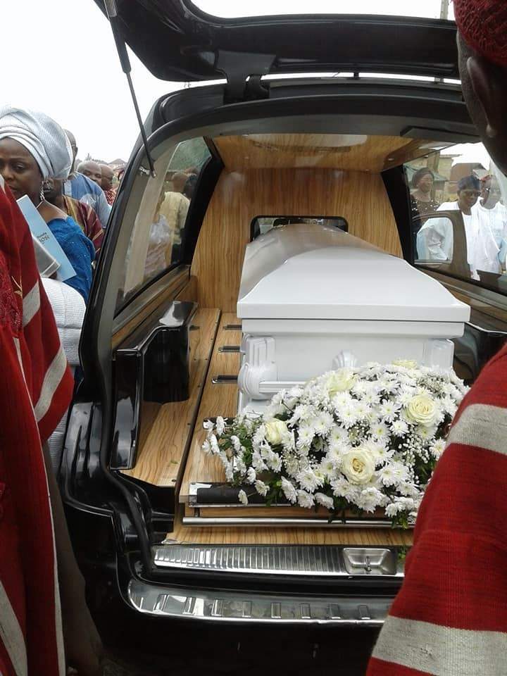 Photos from the burial of Chief Ope Bademosi who was murdered by his cook