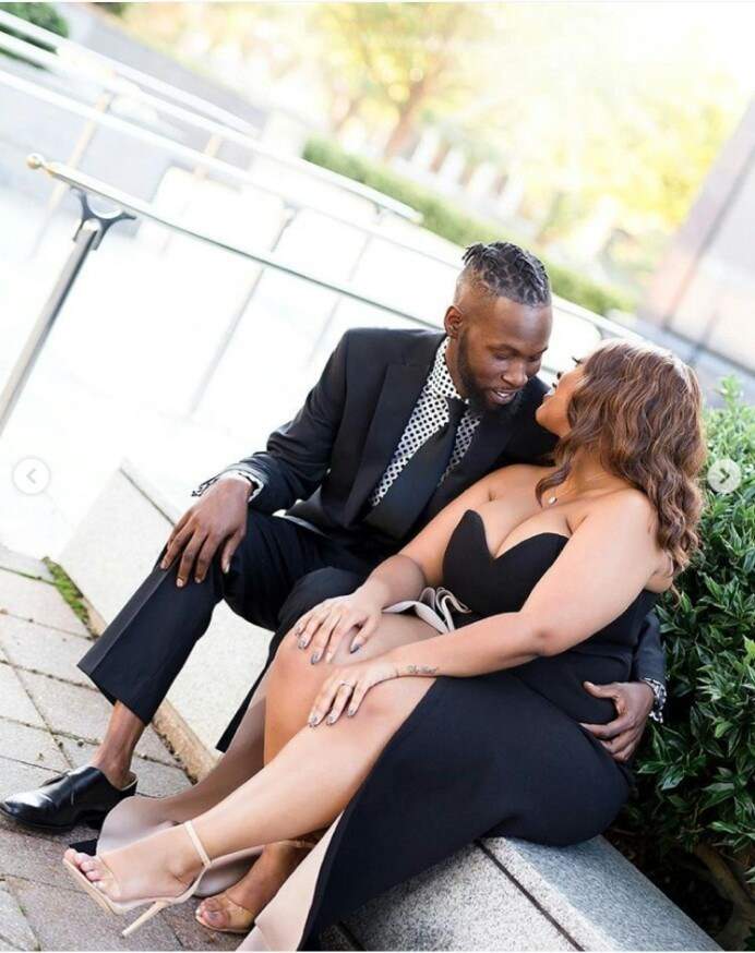 Curvaceous busty lady and her Husband-to-be stun in their pre-wedding photo