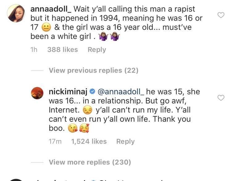 Nicki Minaj finally addresses rapist reports about her new boyfriend