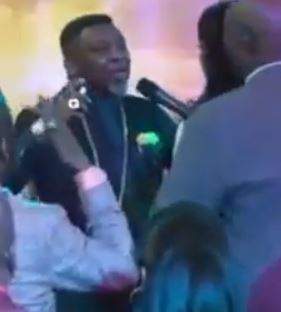 Nigerian Pastor asks members to pay £700 so he can spray them a perfume that will cancel spiritual odour (Video)