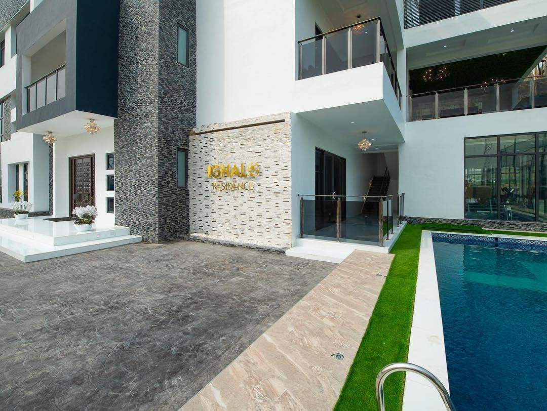 Check out Super Eagles striker Jude Ighalo's new Multi-Million Naira Mansion in Lekki (Photos)