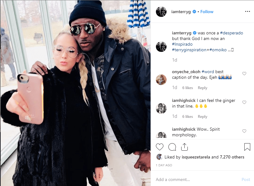 Terry G spotted with his white girlfriend