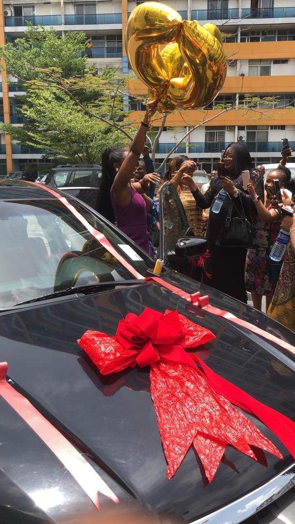 Bambam shocked as she gets a car gift from her fans for her 30th Birthday! (Video)