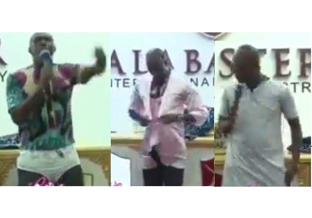 Ghanaian prophet rocks panties in front of his congregation as he lectures married women