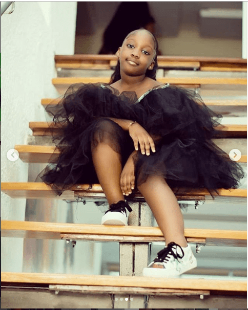 Timaya's first daughter, Emma celebrates her 7th birthday with gorgeous photos