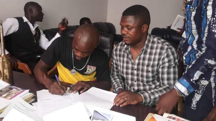 Obaseki Gives Rapper Razaly N10m With 3-Year Record Deal (Photos)