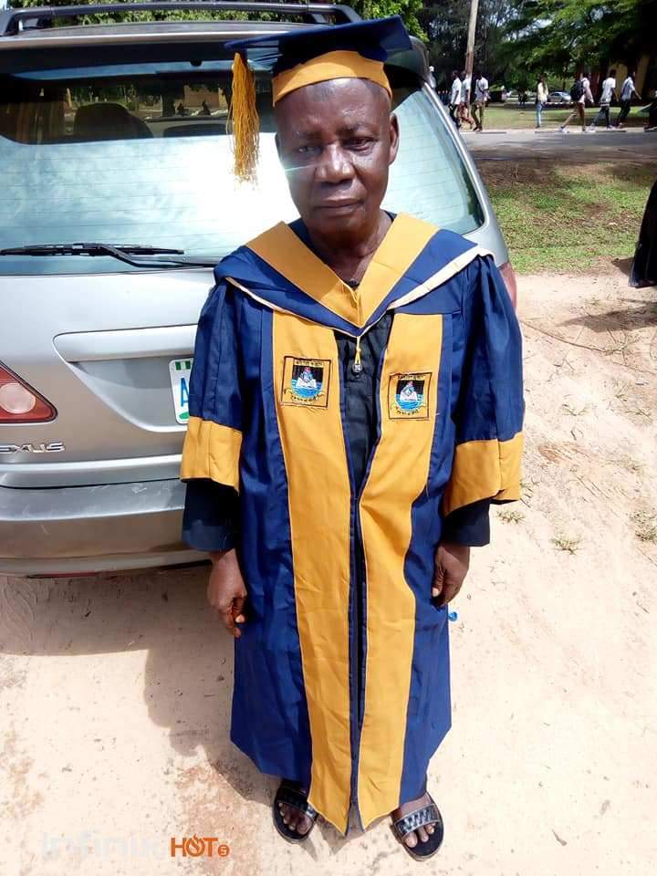 80-year-old man bags MSc in International Relations from LASU (Photos)