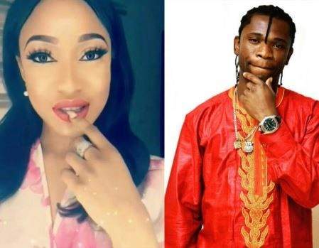 Speed Darlington tells Tonto Dikeh that he can please her sexually.