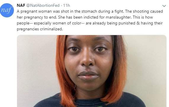 Pregnant Lady arrested for losing her unborn child after being shot, shooter allowed to go free